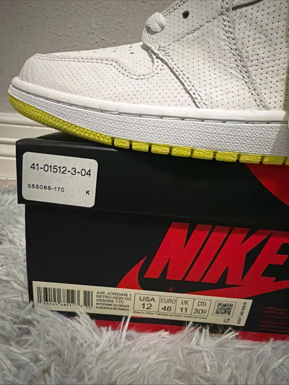 Size 12 - Air Jordan 1 Retro OG High First Class Flight Used